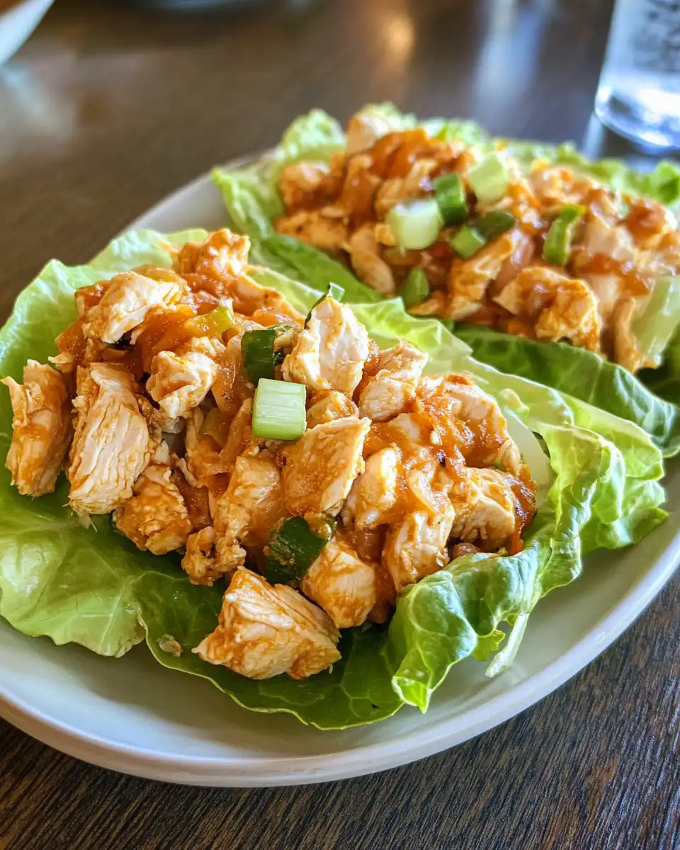 Pressure cooker cooking Lazy Dog Chicken Lettuce Wraps with steam rising