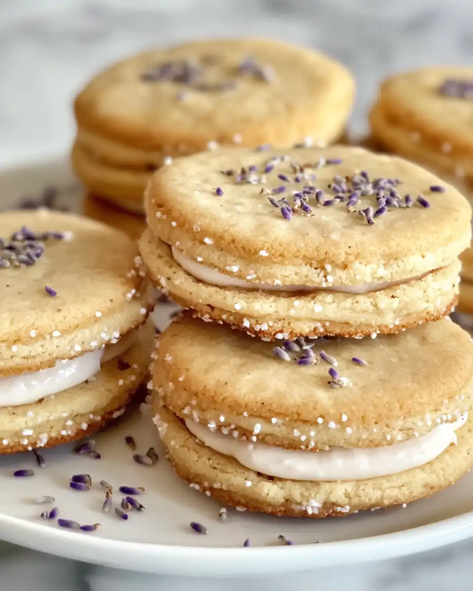 Lemon lavender cookies fresh and tempting from pressure cooker