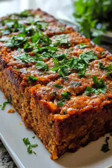 lentil meatloaf taken with iphone 15 pro max --iw 2 --ar 4:5 --v 6.1 --raw