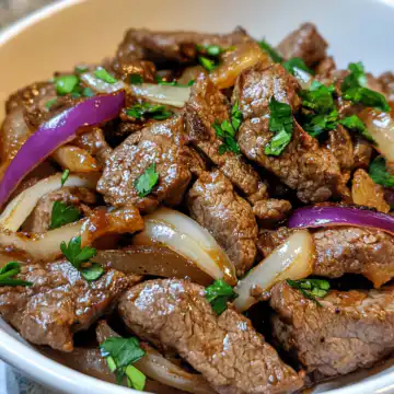 make pepper steak with onions tonight taken with iphone 15 pro max --iw 2 --ar 4:5 --v 6.1 --raw