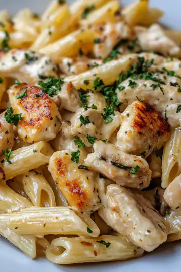 Marry Me Chicken Pasta taken with iphone 15 pro max --iw 2 --ar 4:5 --v 6.1 --raw