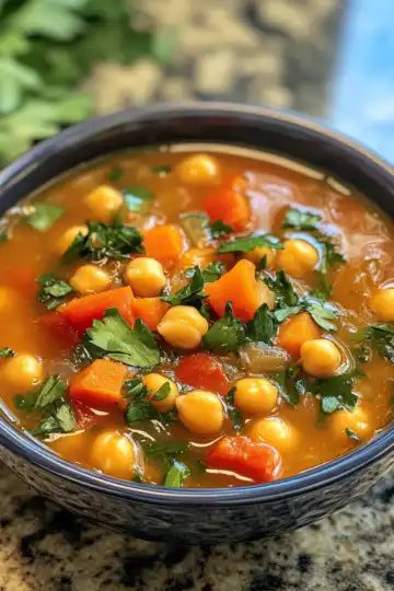 Marry Me Chickpea Soup taken with iphone 15 pro max --iw 2 --ar 4:5 --v 6.1 --raw