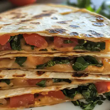 mediterranean quesadilla taken with iphone 15 pro max --iw 2 --ar 4:5 --v 6.1 --raw