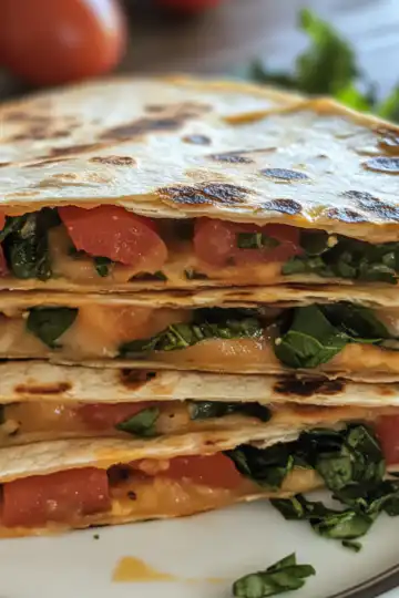 mediterranean quesadilla taken with iphone 15 pro max --iw 2 --ar 4:5 --v 6.1 --raw