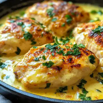 melt in your mouth chicken recipe creamy juicy golden quick taken with iphone 15 pro max --iw 2 --ar 4:5 --v 6.1 --raw