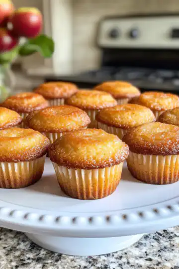 Mini Apple Cider Cakes taken with iphone 15 pro max --iw 2 --ar 4:5 --v 6.1 --raw
