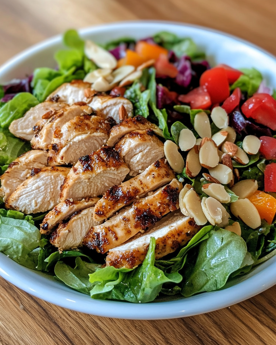 Pressure cooker creating steam for tender almond chicken salad