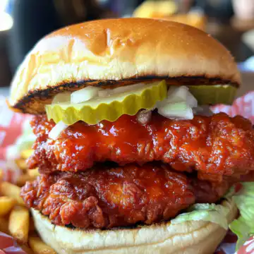 nashville hot chicken sandwiches taken with iphone 15 pro max --iw 2 --ar 4:5 --v 6.1 --raw