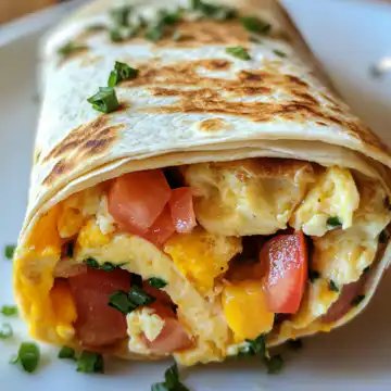 Omelet Tortilla Breakfast Wrap taken with iphone 15 pro max --iw 2 --ar 4:5 --v 6.1 --raw