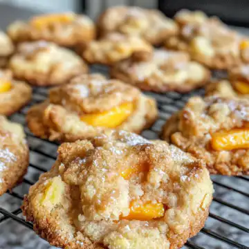 peach cobbler cookies taken with iphone 15 pro max --iw 2 --ar 4:5 --v 6.1 --raw