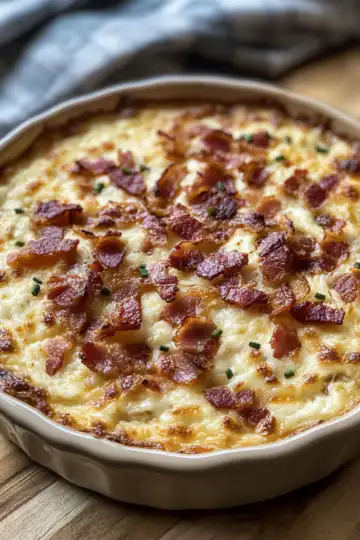 Pepper Jelly Cheese Dip With Bacon taken with iphone 15 pro max --iw 2 --ar 4:5 --v 6.1 --raw