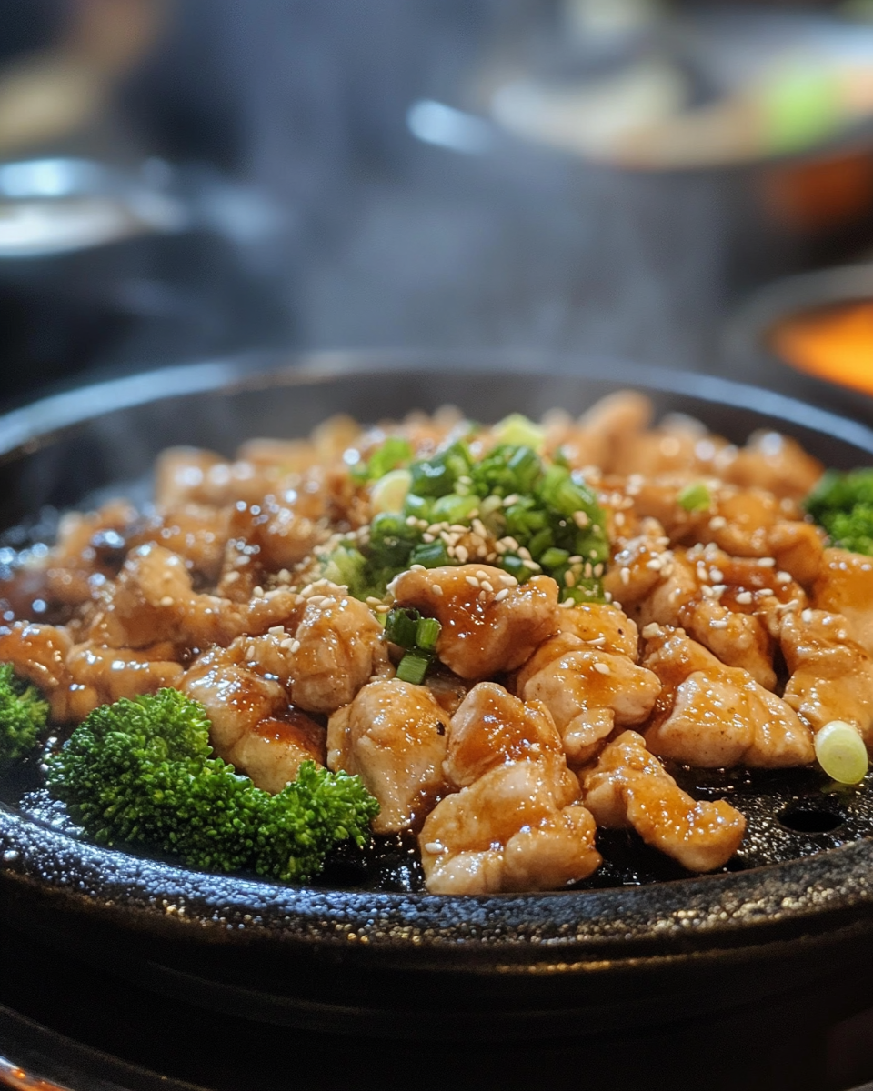 Ingredients for hibachi chicken including butter, garlic, and sauces