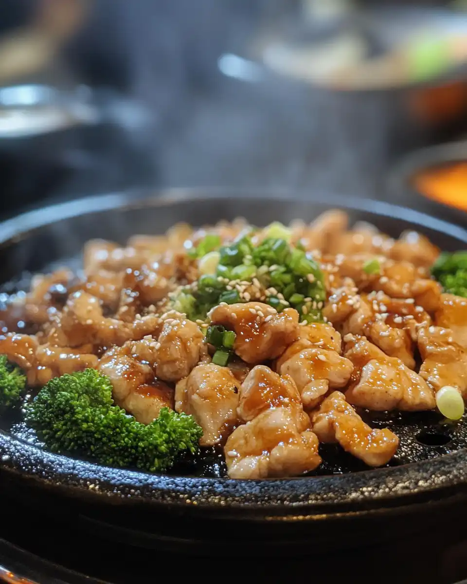 Ingredients for hibachi chicken including butter, garlic, and sauces