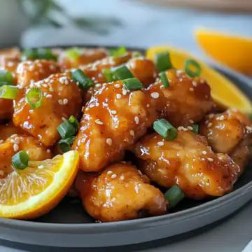 Quick Air Fryer Skinny Orange Chicken taken with iphone 15 pro max --iw 2 --ar 4:5 --v 6.1 --raw