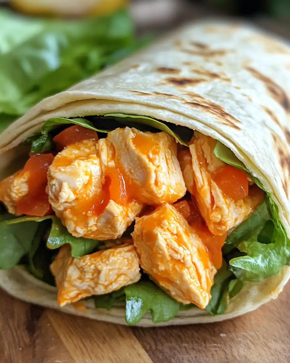 Steam rising from cooking buffalo chicken wraps in pressure cooker