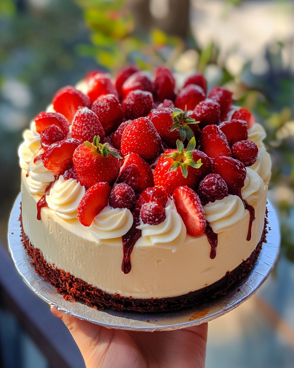 Fresh ingredients laid out for strawberry red velvet cupcakes