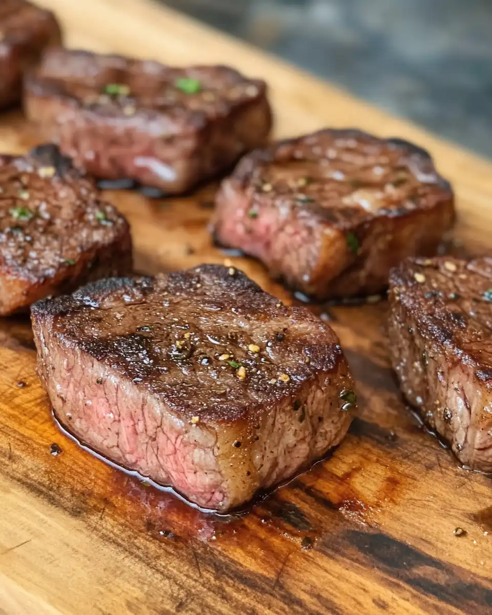 Fresh ingredients including garlic, butter, thyme, and round steak prepared for pressure cooking