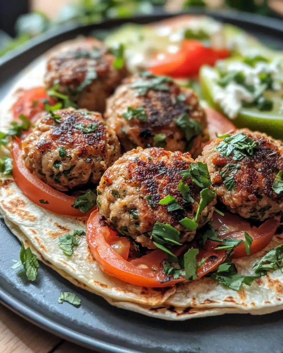 Pressure cooker chicken kefta logs sizzling with golden crust on sheet pan