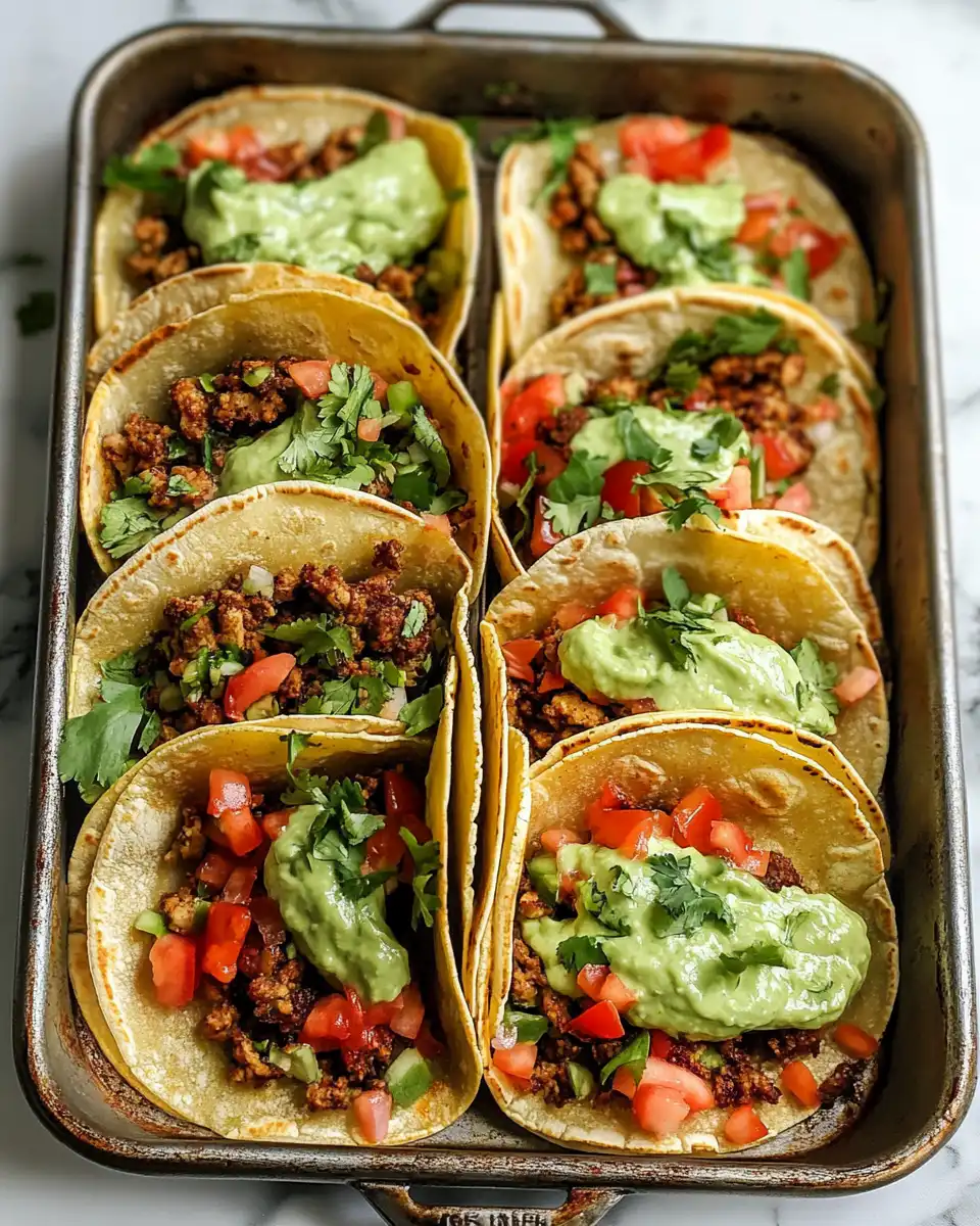 Ingredients and spices laid out for black bean sheet pan tacos