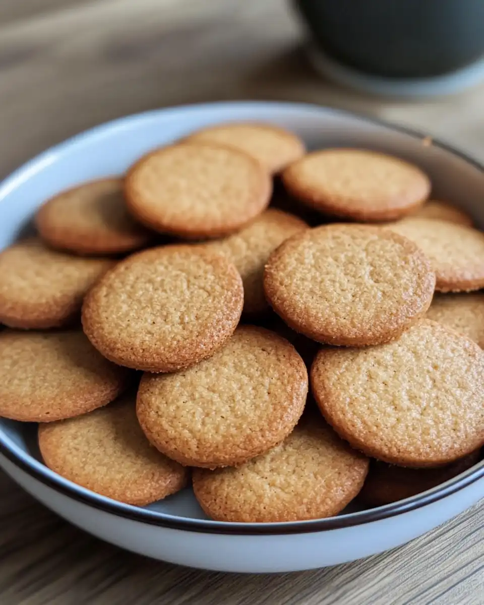 Freshly baked Speculoos cookies with cinnamon and spices