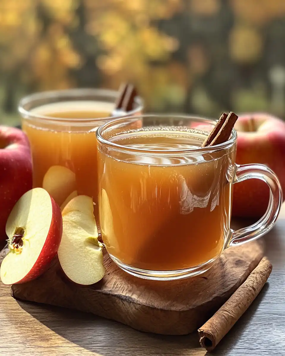 Ingredients and spices added to slow cooker for apple cider