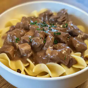 slow cooker beef tips gravy perfect over noodles taken with iphone 15 pro max --iw 2 --ar 4:5 --v 6.1 --raw