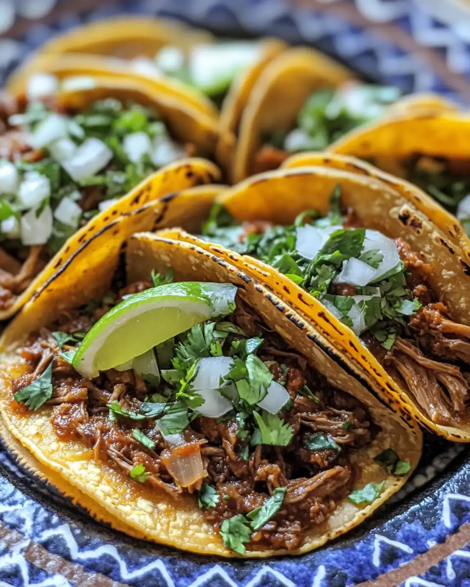 Ingredients and spices laid out for birria tacos preparation