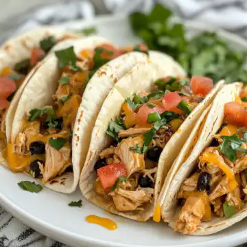 Slow Cooker Chicken Tacos taken with iphone 15 pro max --iw 2 --ar 4:5 --v 6.1 --raw