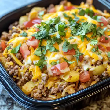 Slow Cooker Potato Taco Casserole taken with iphone 15 pro max --iw 2 --ar 4:5 --v 6.1 --raw