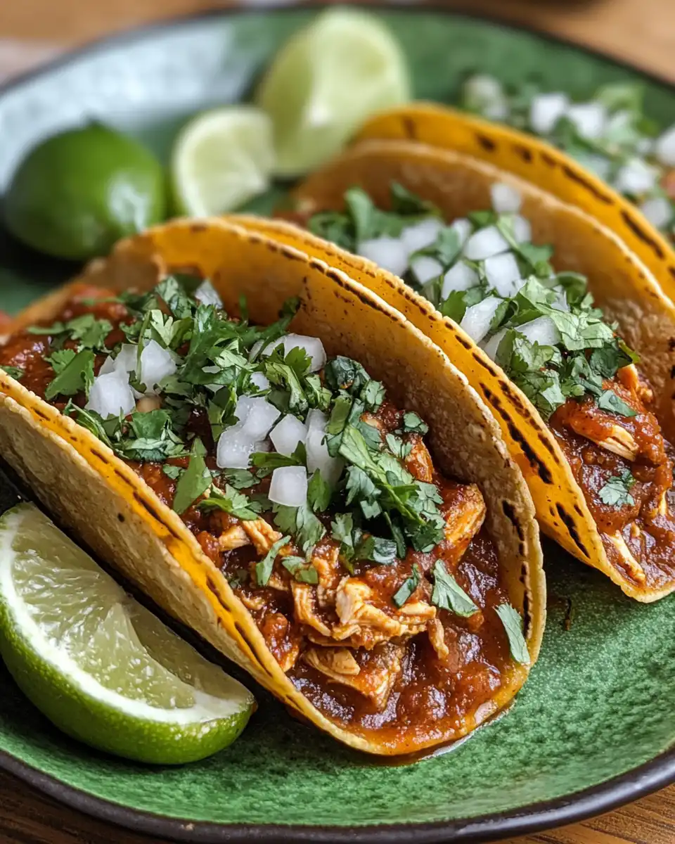 Ingredients prepared for mole chicken tacos including chopped onion, garlic, raisins and spices