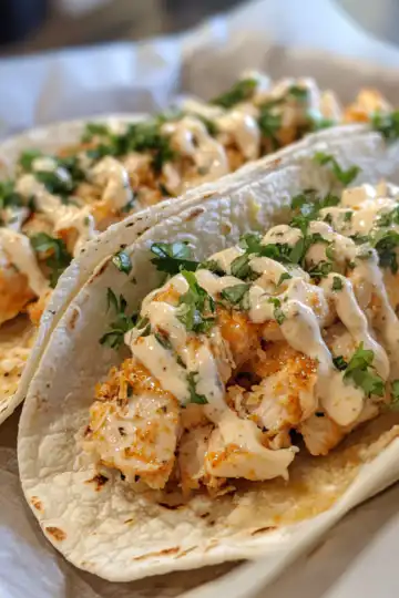 Smash Chicken Caesar Tacos taken with iphone 15 pro max --iw 2 --ar 4:5 --v 6.1 --raw
