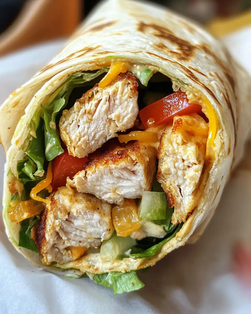 Southwest Chicken Wrap fresh and ready to eat