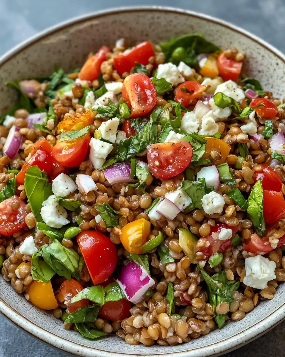 Dry lentils spread out on a baking tray ready for roasting