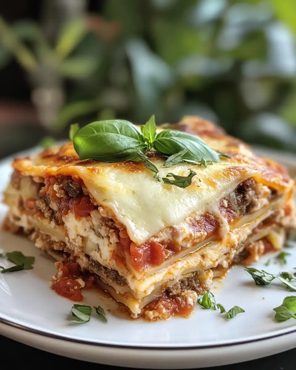 Layering fresh zucchini, yellow squash, and ricotta cheese in pressure cooker lasagna
