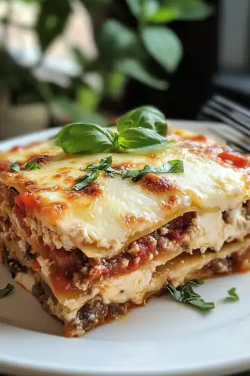 Summer Lasagna taken with iphone 15 pro max --iw 2 --ar 4:5 --v 6.1 --raw