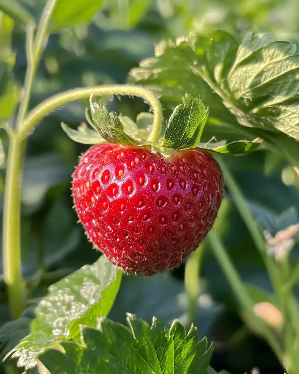 Fresh strawberries steaming inside pressure cooker