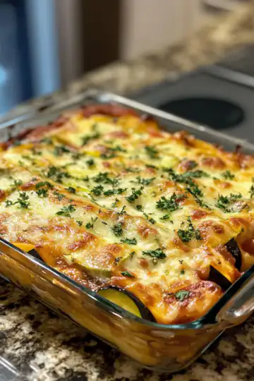 Summer Vegetable Lasagna With Zucchini, Squash, Eggplant, And Tomato taken with iphone 15 pro max --iw 2 --ar 4:5 --v 6.1 --raw