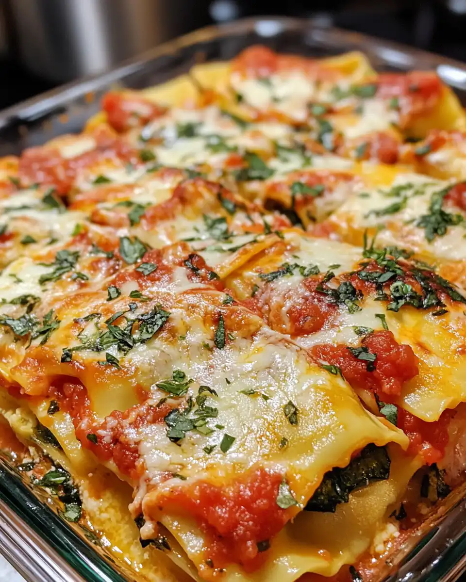 Ingredient preparation for summer veggie ravioli lasagna with cheese and veggies
