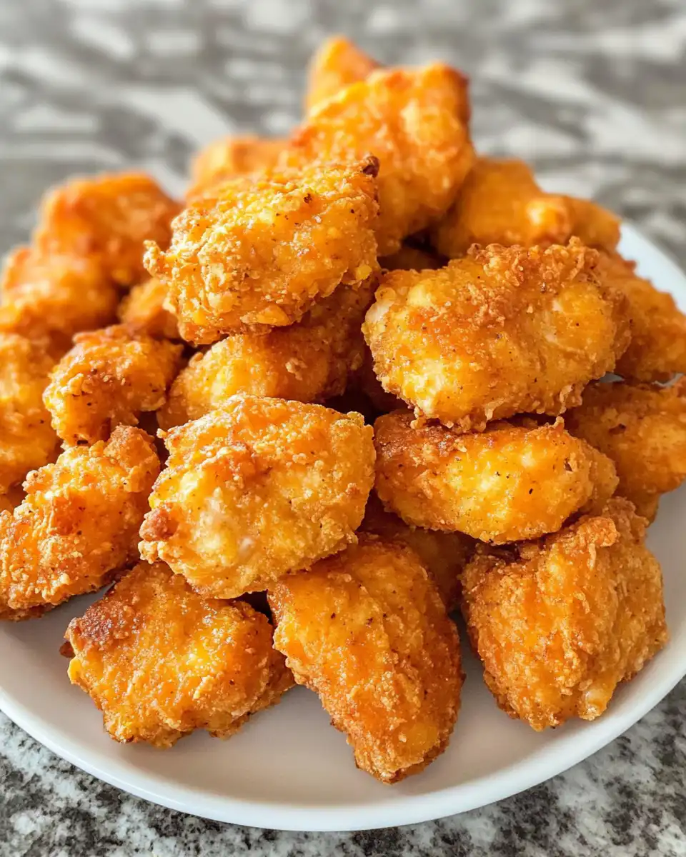 Sweet potato chicken poppers steaming hot with visible juices