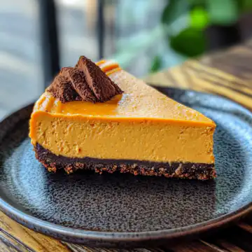 Sweet Potato Vegan Cheesecake taken with iphone 15 pro max --iw 2 --ar 4:5 --v 6.1 --raw