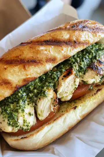 Sweetgreen Chicken Pesto Parm Copycat taken with iphone 15 pro max --iw 2 --ar 4:5 --v 6.1 --raw