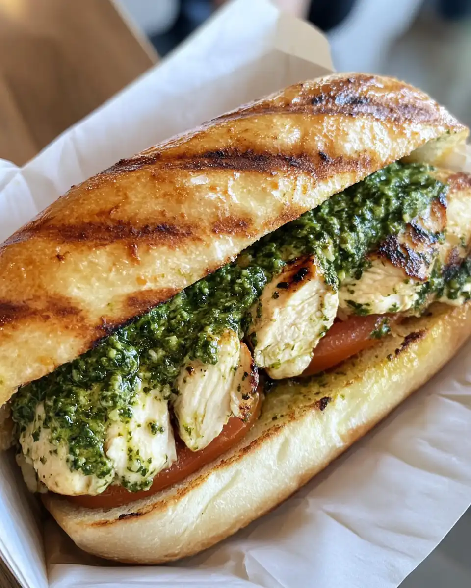 Pressure cooker chicken pesto bowl steam and aromatic fresh basil