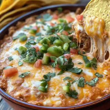 Taco Dip taken with iphone 15 pro max --iw 2 --ar 4:5 --v 6.1 --raw