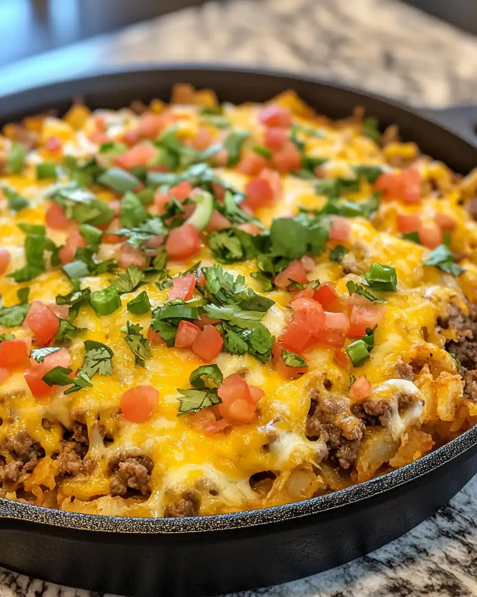 Steam rising from pressure cooker during hashbrown taco casserole cooking
