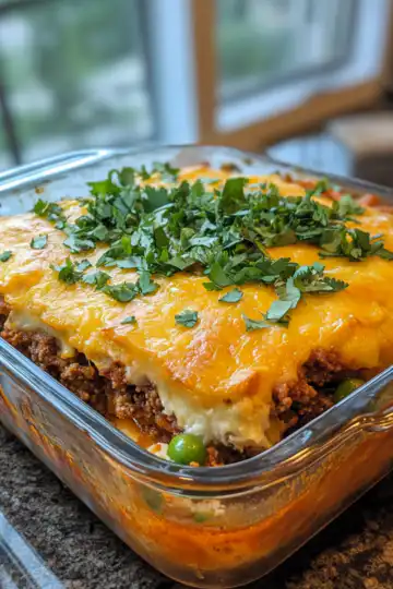Taco Shepherds Pie taken with iphone 15 pro max --iw 2 --ar 4:5 --v 6.1 --raw