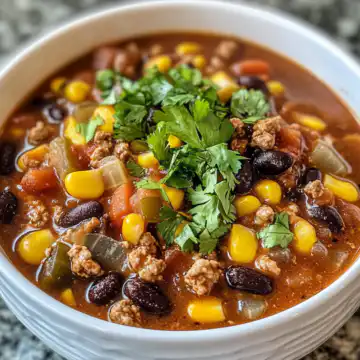 Taco Soup Easy taken with iphone 15 pro max --iw 2 --ar 4:5 --v 6.1 --raw