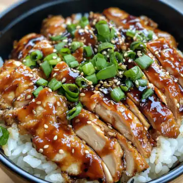 teriyaki chicken rice bowl taken with iphone 15 pro max --iw 2 --ar 4:5 --v 6.1 --raw