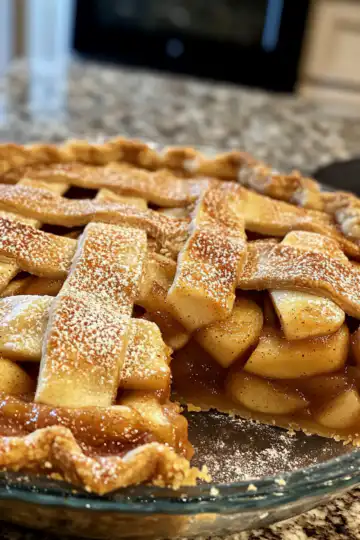 The Best Vegan Apple Pie Ever! taken with iphone 15 pro max --iw 2 --ar 4:5 --v 6.1 --raw