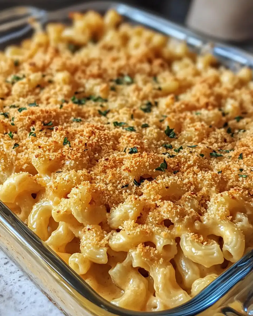Creamy vegan mac and cheese cooking in a pressure cooker with steamed steam visible
