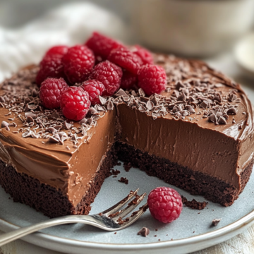 The Best Vegan Chocolate Cake taken with iphone 15 pro max --iw 2 --ar 4:5 --v 6.1 --raw